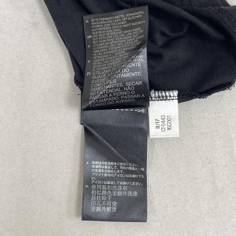 ワイスリー Y-3 Tシャツ 半袖 Adidas コラボ バックロゴ プリント Tシャツ カットソー S 黒 / ブラック / black メンズ USED 古着 中古 50167449