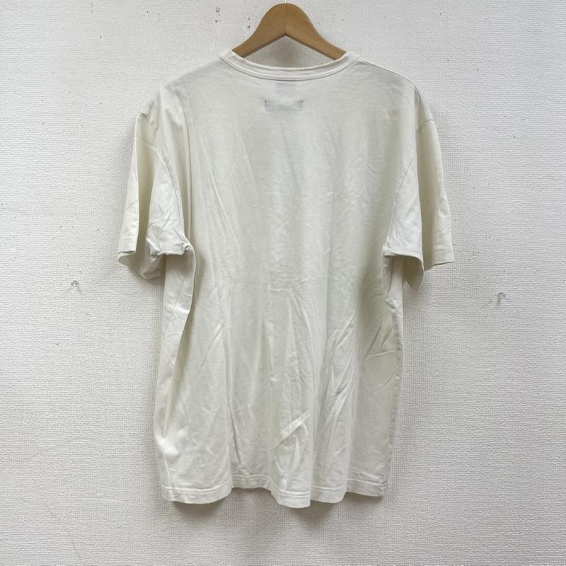 ジュンヤワタナベマン JUNYA WATANABE MAN Tシャツ 半袖 18ss 日本製 Carhartt コラボ W-NAME LOGO PRINT TEE プリント Tシャツ L オフホワイト / オフホワイト / メンズ USED 古着 中古 50167453