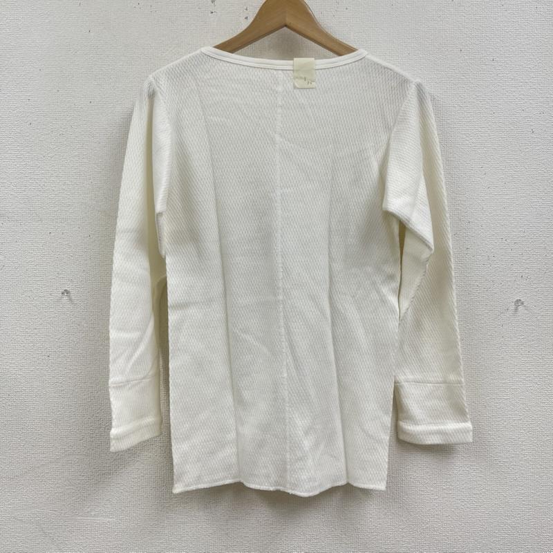 エヌハリウッド N.HOOLYWOOD Tシャツ 長袖 日本製 43pieces クルーネックサーマル カットソー ロンT 36 白 / ホワイト / white メンズ USED 古着 中古 50167455