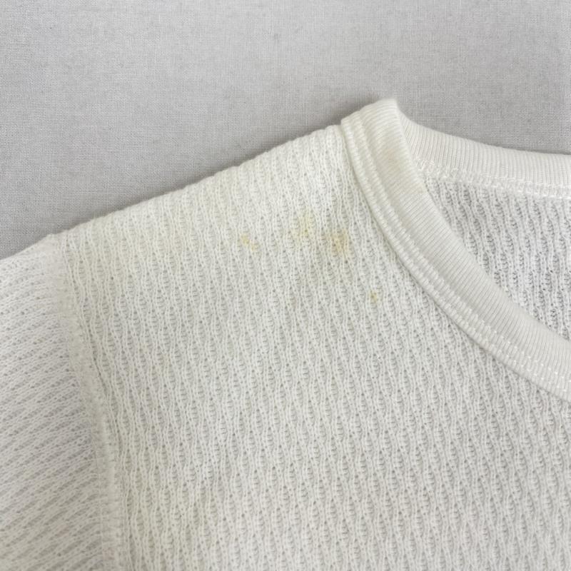 エヌハリウッド N.HOOLYWOOD Tシャツ 長袖 日本製 43pieces クルーネックサーマル カットソー ロンT 36 白 / ホワイト / white メンズ USED 古着 中古 50167455