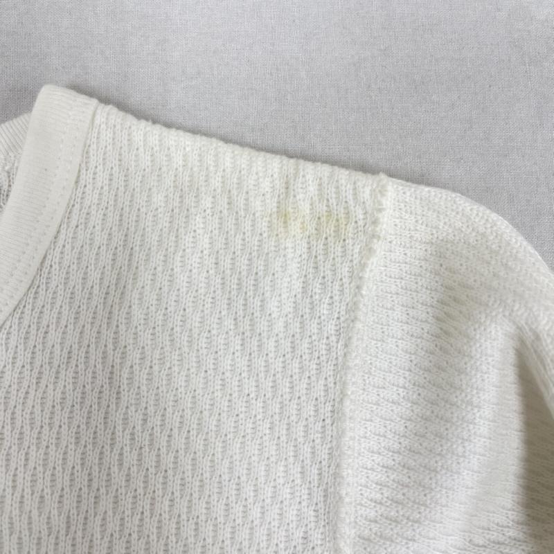 エヌハリウッド N.HOOLYWOOD Tシャツ 長袖 日本製 43pieces クルーネックサーマル カットソー ロンT 36 白 / ホワイト / white メンズ USED 古着 中古 50167455