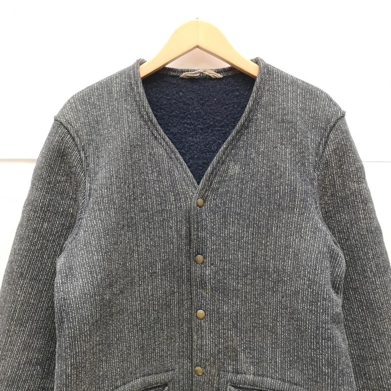 ブラウンズビーチジャケット BROWN S BEACH JACKET ジャケット、上着 ジャンパー、ブルゾン 40s ノーカラー ジャケット カーディガン 三角タグ メンズ USED 古着 中古 50167458
