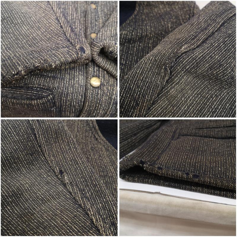 ブラウンズビーチジャケット BROWN S BEACH JACKET ジャケット、上着 ジャンパー、ブルゾン 40s ノーカラー ジャケット カーディガン 三角タグ メンズ USED 古着 中古 50167458