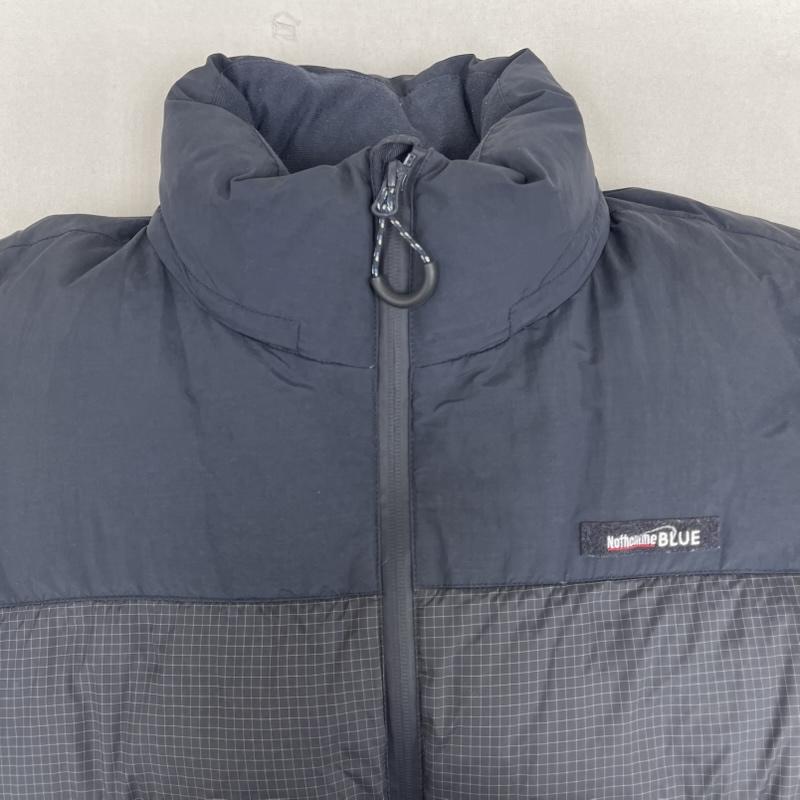 古着 USED ジャケット、上着 ダウンジャケット NOTHOMME BLUE 3ディフェンス 2WAY ダウンジャケット アウター M 黒 / ブラック / black メンズ USED 古着 中古 50167461