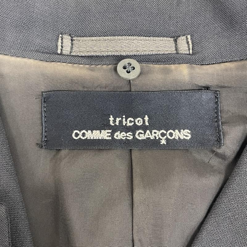 トリココムデギャルソン tricot COMME des GARSONS ジャケット、上着 ジャケット、ブレザー アーカイブ ダブルブレスト テーラード カジュアル ジャケット 黒 / ブラック / black レディース USED 古着 中古 50167462
