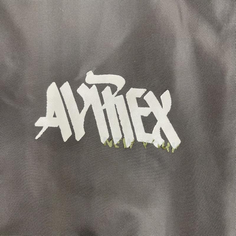 アヴィレックス AVIREX ジャケット、上着 ジャンパー、ブルゾン TAGGING DESIGN COACH JACKET バックプリント ジャケット L ダークグレー / ダークグレー / メンズ USED 古着 中古 50167471