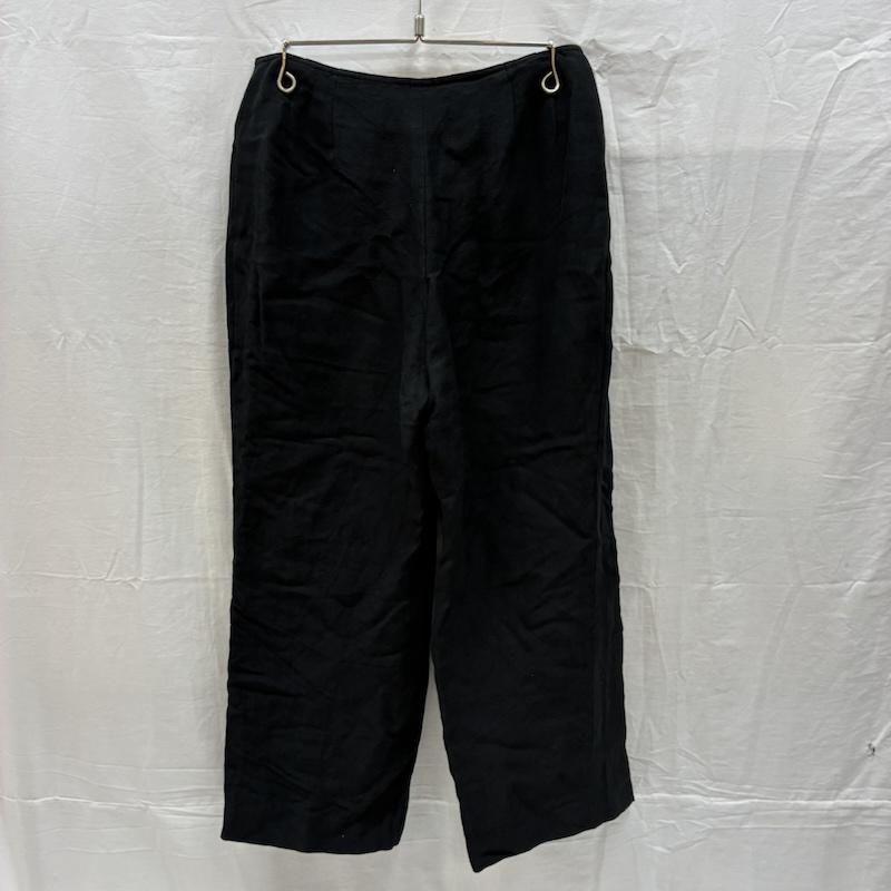バーバリーロンドン Burberry London ボトムス ボトムス 裏ノバチェック 麻 リネン レーヨン セーラー ワイド パンツ 44 レディース USED 古着 中古 50167475