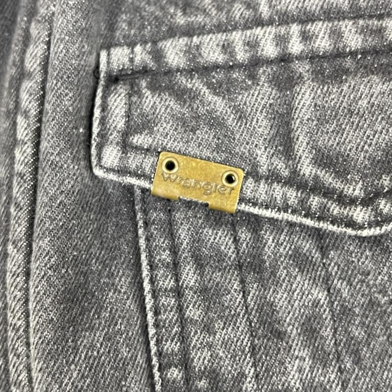 ラングラー Wrangler ジャケット、上着 ジャンパー、ブルゾン 裏ボア コーデュロイ 切替 ブラック デニム ジャケット カバーオール S 黒 / ブラック / black メンズ USED 古着 中古 50167476