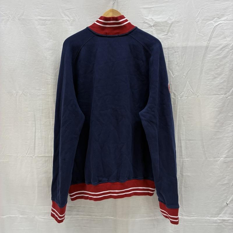 ポロラルフローレン POLO RALPH LAUREN ジャケット、上着 ジャンパー、ブルゾン アーチロゴ ワッペン ナンバリング ジップアップ ブルゾン スウェット生地 トラックジャケット XL メンズ USED 古着 中古 50167481