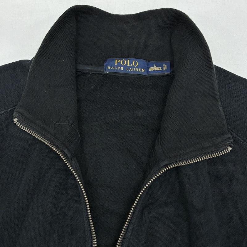 ポロラルフローレン POLO RALPH LAUREN ジャケット、上着 ジャンパー、ブルゾン アーチロゴ ワッペン ナンバリング ジップアップ ブルゾン スウェット生地 トラックジャケット L メンズ USED 古着 中古 50167482