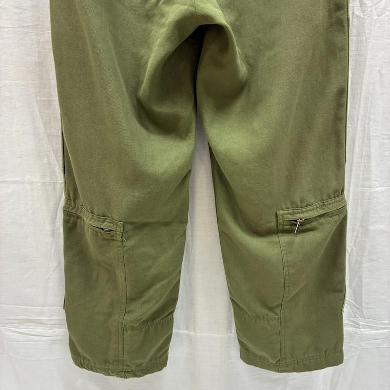 古着 USED パンツ ワークパンツ、ペインターパンツ 00s カナダ軍 ロイヤル カナディアン エアフォース ヘリクルー パンツ ジップギミック ミリタリー - メンズ USED 古着 中古 50167486