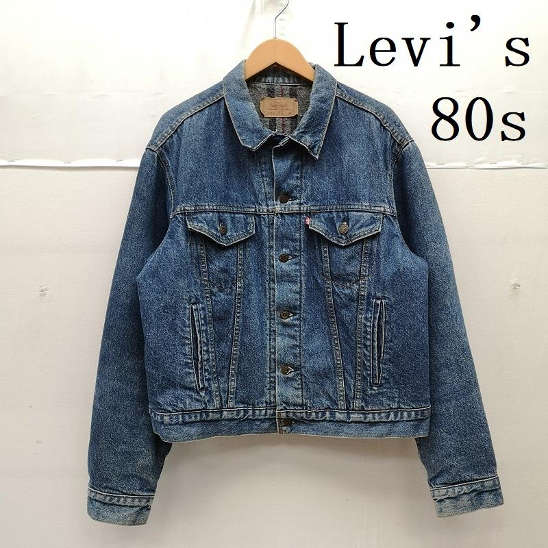 リーバイス Levi s ジャケット、上着 ジャンパー、ブルゾン 80s 70506-0316 527 デニム ジャケット ブランケット ビッグサイズ 48 48 インディゴ / インディゴ / Indigo メンズ USED 古着 中古 50167487
