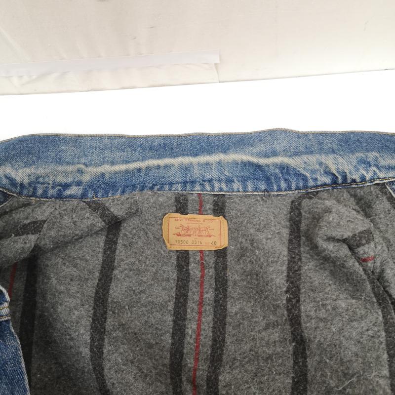 リーバイス Levi s ジャケット、上着 ジャンパー、ブルゾン 80s 70506-0316 527 デニム ジャケット ブランケット ビッグサイズ 48 48 インディゴ / インディゴ / Indigo メンズ USED 古着 中古 50167487