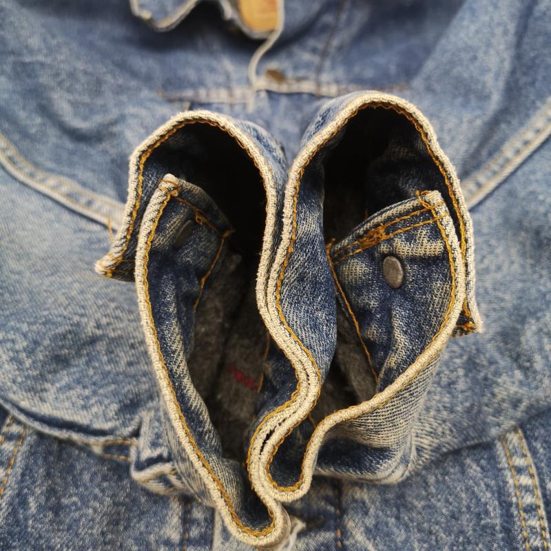 リーバイス Levi s ジャケット、上着 ジャンパー、ブルゾン 80s 70506-0316 527 デニム ジャケット ブランケット ビッグサイズ 48 48 インディゴ / インディゴ / Indigo メンズ USED 古着 中古 50167487
