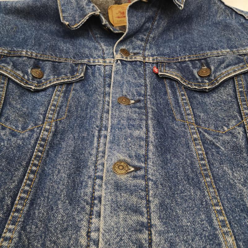 リーバイス Levi s ジャケット、上着 ジャンパー、ブルゾン 80s 70506-0316 527 デニム ジャケット ブランケット ビッグサイズ 48 48 インディゴ / インディゴ / Indigo メンズ USED 古着 中古 50167487