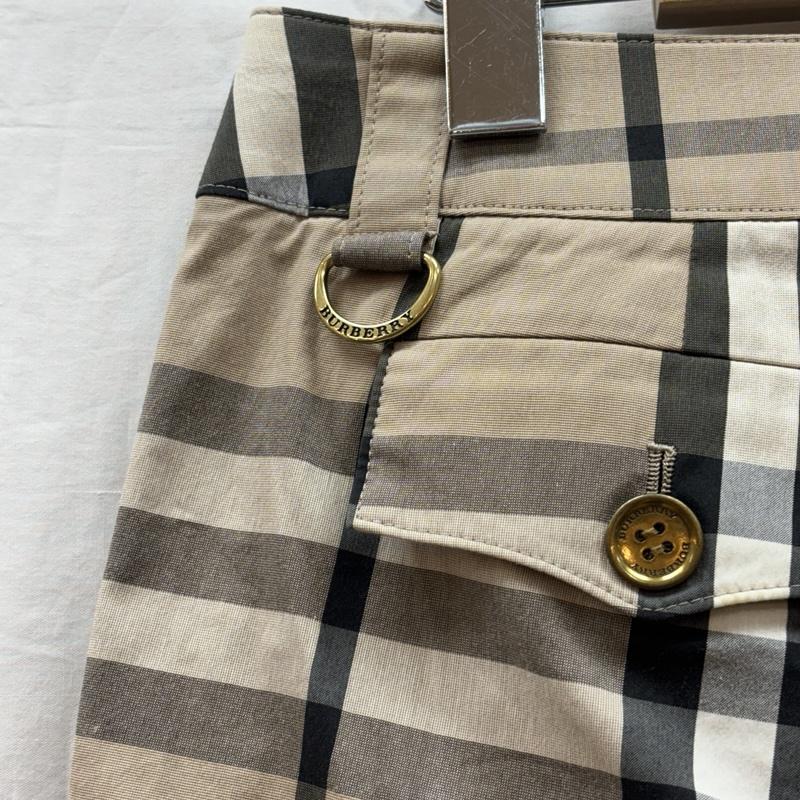 バーバリーロンドン Burberry London パンツ ショートパンツ FQA76-017-42 チェック柄 ひざ丈 ハーフ パンツ 38 チェック レディース USED 古着 中古 50167488