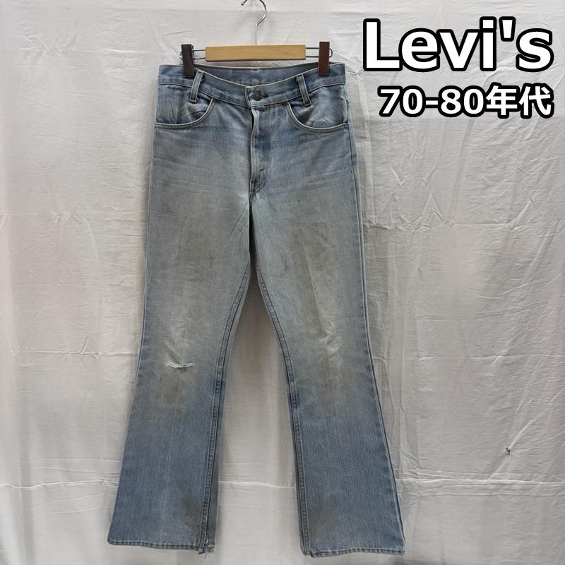 リーバイス Levi s ボトムス ボトムス 70-80年代頃 ビンテージ ベルボトム デニム パンツ SCOVILL ZIP 70s 80s VINTAGE - メンズ USED 古着 中古 50167489