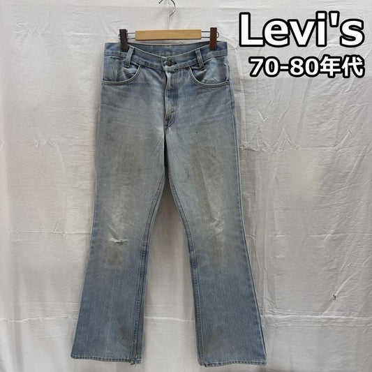 リーバイス Levi s ボトムス ボトムス 70-80年代頃 ビンテージ ベルボトム デニム パンツ SCOVILL ZIP 70s 80s VINTAGE - メンズ USED 古着 中古 50167489
