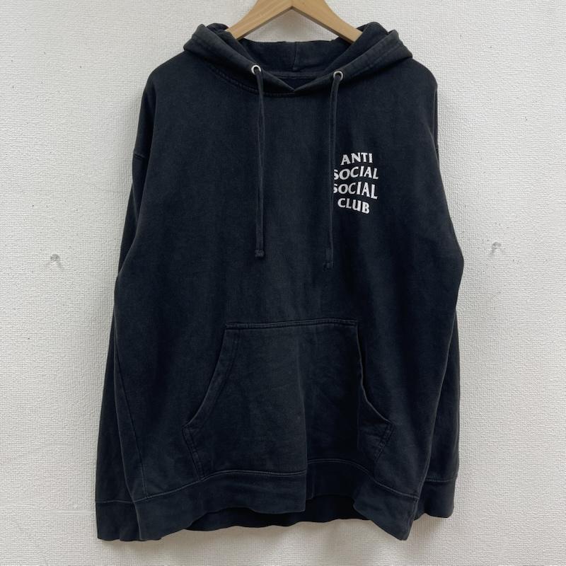 アンチソーシャルソーシャルクラブ ANTI SOCIAL SOCIAL CLUB パーカー 長袖 USA製 Kkoch Black Hoodie 桜 花 バックプリント パーカー トレーナー L 黒 / ブラック / black メンズ USED 古着 中古 50167495