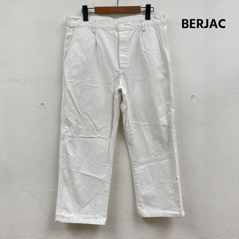 古着 USED パンツ ワークパンツ、ペインターパンツ BERJAC PANTALON DE BASE CONTEMPORARY PANTS ワイド パンツ 44 白 / ホワイト / white メンズ USED 古着 中古 50167498