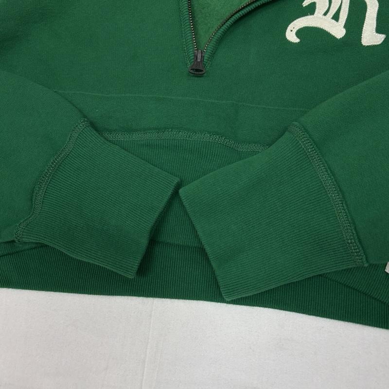 ラルフローレン ラグビー RALPH LAUREN RUGBY パーカー 長袖 Rロゴ ハーフジップ プルオーバー フーディ スウェット パーカー L 緑 / グリーン / green メンズ USED 古着 中古 50167499