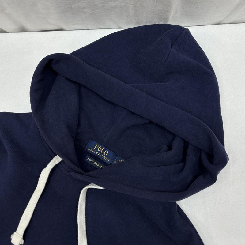ポロラルフローレン POLO RALPH LAUREN パーカー 長袖 ポニー ロゴ プルオーバー フーディ スウェット パーカー L 紺 / ネイビー / navy メンズ USED 古着 中古 50167500