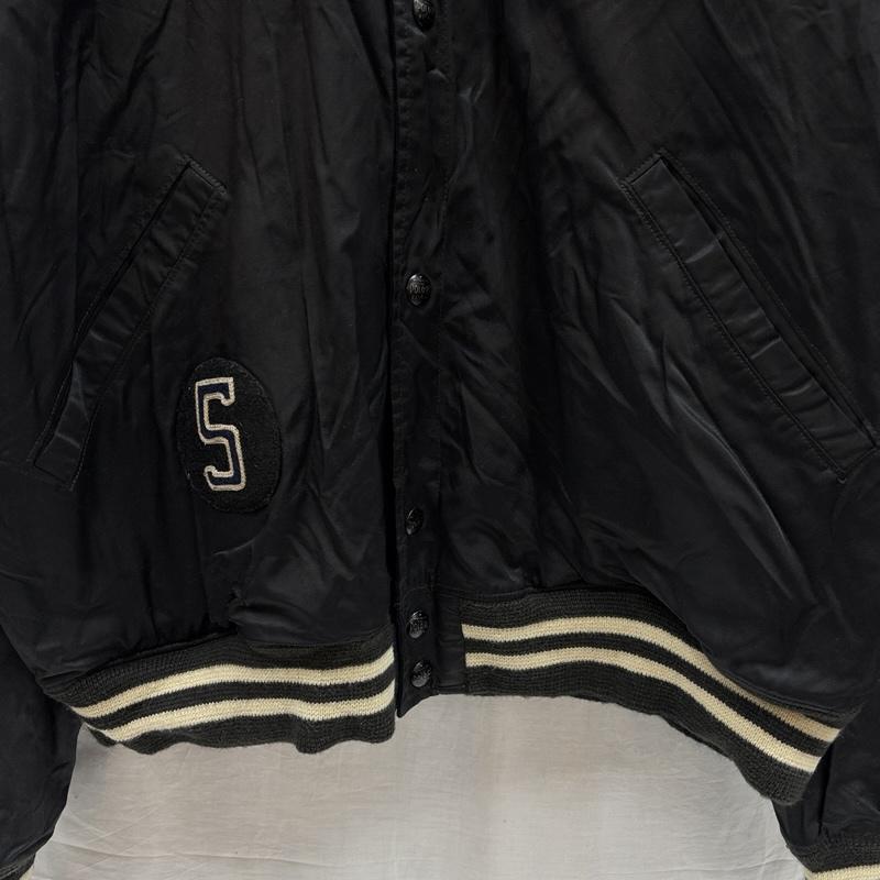 ポロラルフローレン POLO RALPH LAUREN ジャケット、上着 ジャンパー、ブルゾン NEW YORK BOXING CLUB リバーシブル スタジャン バーシティ ジャケット XL 黒 / ブラック / black メンズ USED 古着 中古 50167502