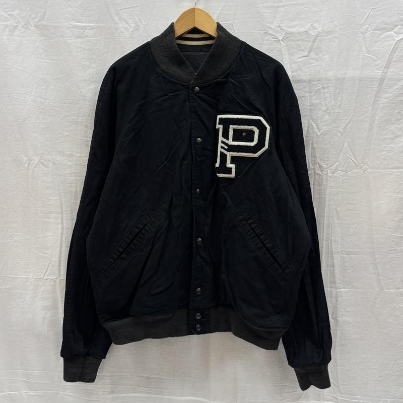 ポロラルフローレン POLO RALPH LAUREN ジャケット、上着 ジャンパー、ブルゾン NEW YORK BOXING CLUB リバーシブル スタジャン バーシティ ジャケット XL 黒 / ブラック / black メンズ USED 古着 中古 50167502