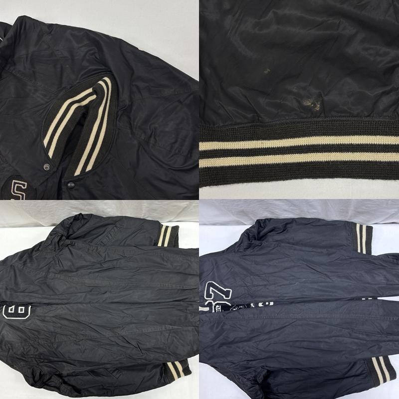 ポロラルフローレン POLO RALPH LAUREN ジャケット、上着 ジャンパー、ブルゾン NEW YORK BOXING CLUB リバーシブル スタジャン バーシティ ジャケット XL 黒 / ブラック / black メンズ USED 古着 中古 50167502