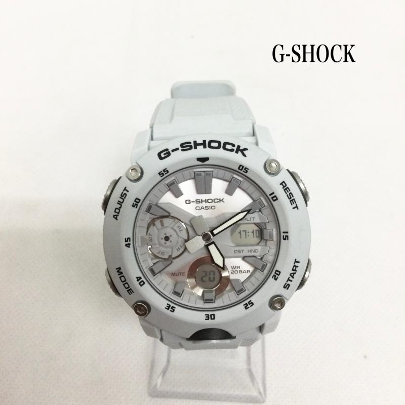 ジーショック G-SHOCK 腕時計 アナログ（クォーツ式） G-SHOCK Gショック BASIC CASIO カシオ カーボン アナログ デジタル GA-2000 - 灰 / グレー / gray メンズ USED 古着 中古 50167510