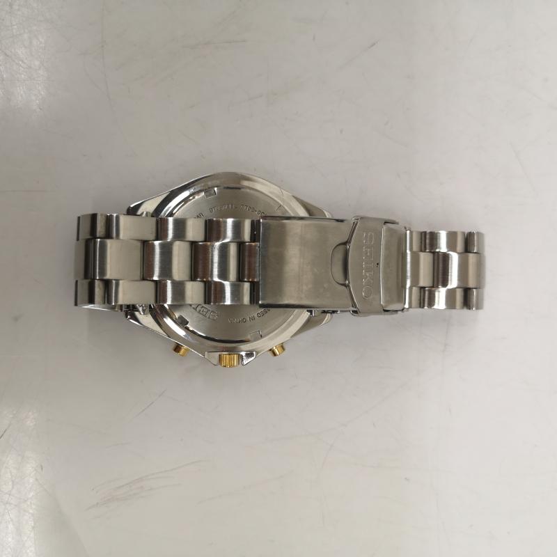 セイコー SEIKO 腕時計 アナログ（クォーツ式） フライトマスター SZER014 7T92-0CF0 ステンレス スチール ANA 腕時計 - 黒 / ブラック / black X 金 / ゴールド / gold color メンズ USED 古着 中古 50167512