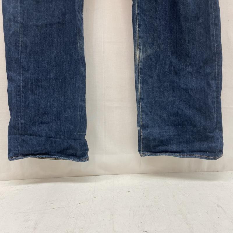 エヴィス EVISU パンツ デニム、ジーンズ 白カモメ lot.2001 No.3 セルビッチ デニム 32インチ インディゴ / インディゴ / Indigo メンズ USED 古着 中古 50167519
