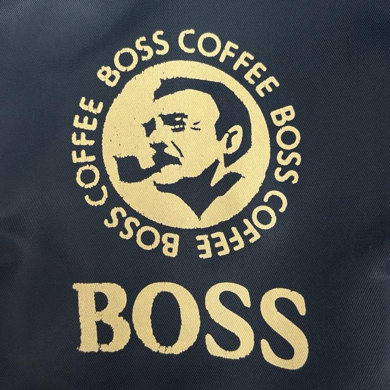 ボス BOSS ジャケット、上着 ジャンパー、ブルゾン ボスジャン ロゴ プリント MA-1 ミリタリー フライト ジャケット 中綿 M 紺 / ネイビー / navy メンズ USED 古着 中古 50167525