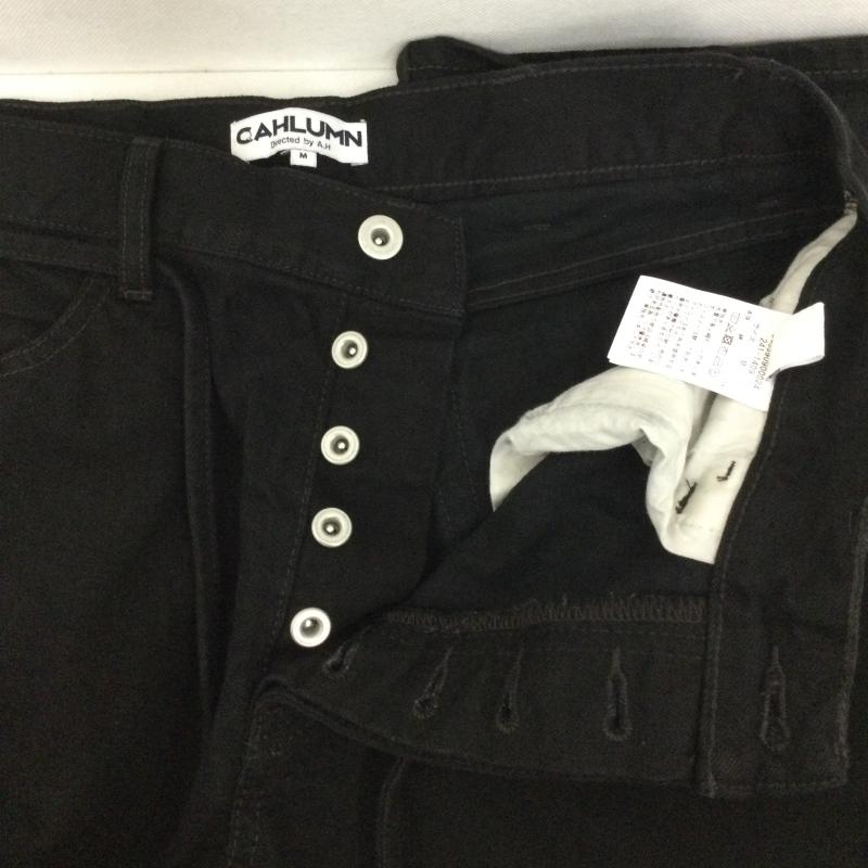 古着 USED パンツ デニム、ジーンズ ジーンズ CAHLUMNカウラム Selvedge Denim Pant “straightセルビッチ デニムパンツ ストレート M 無地 黒 / ブラック / black メンズ USED 古着 中古 50167526