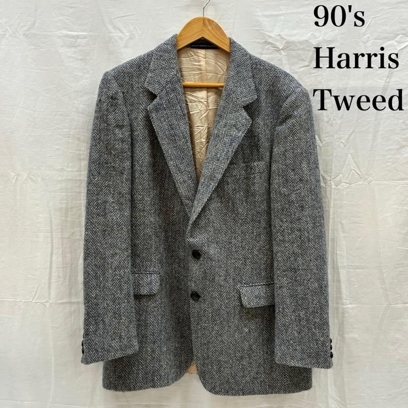 ハリスツイード HARRIS TWEED ジャケット、上着 ジャケット、ブレザー 90s SEARS ACTWU ヘリンボーン ツイード 2B テーラード ジャケット カナダ製 ヴィンテージ 40 メンズ USED 古着 中古 50167527