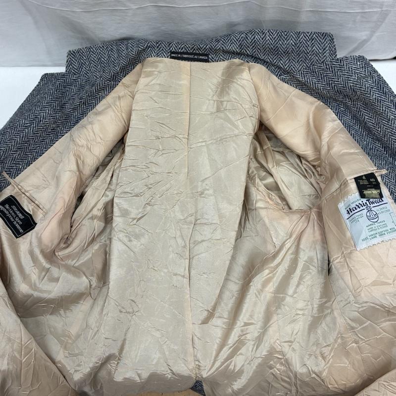 ハリスツイード HARRIS TWEED ジャケット、上着 ジャケット、ブレザー 90s SEARS ACTWU ヘリンボーン ツイード 2B テーラード ジャケット カナダ製 ヴィンテージ 40 メンズ USED 古着 中古 50167527
