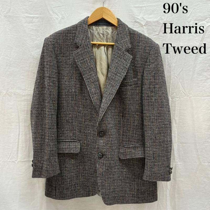 ハリスツイード HARRIS TWEED ジャケット、上着 ジャケット、ブレザー 80s 90s ネップ ミックス チェック カナダ製 テーラード ジャケット ヴィンテージ - メンズ USED 古着 中古 50167531
