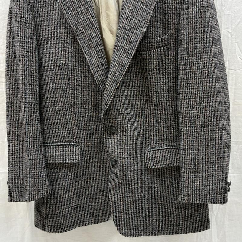 ハリスツイード HARRIS TWEED ジャケット、上着 ジャケット、ブレザー 80s 90s ネップ ミックス チェック カナダ製 テーラード ジャケット ヴィンテージ - メンズ USED 古着 中古 50167531