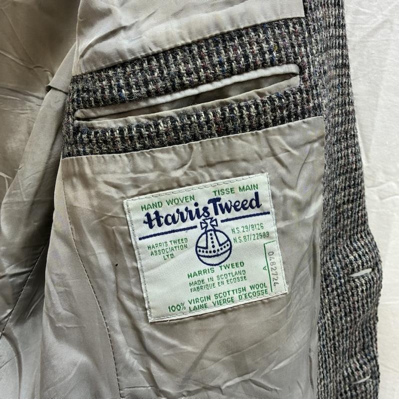 ハリスツイード HARRIS TWEED ジャケット、上着 ジャケット、ブレザー 80s 90s ネップ ミックス チェック カナダ製 テーラード ジャケット ヴィンテージ - メンズ USED 古着 中古 50167531