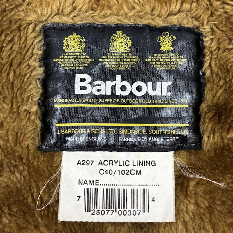 バーブァー Barbour ベスト ベスト 90s イングランド製 3ワラント A297 パイル ライナー ベスト 40 メンズ USED 古着 中古 50167533
