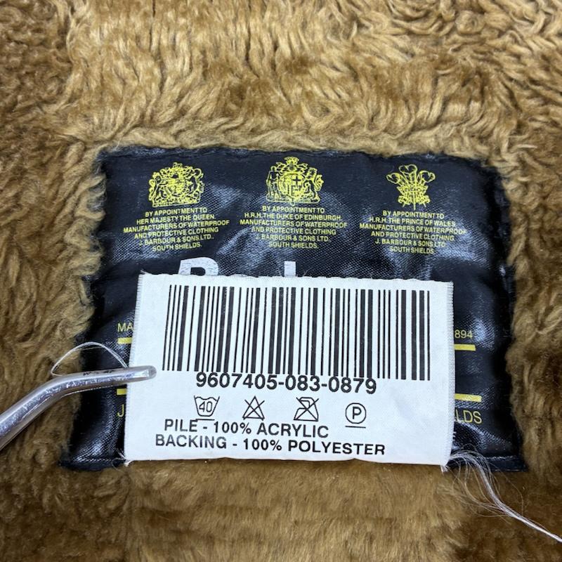 バーブァー Barbour ベスト ベスト 90s イングランド製 3ワラント A297 パイル ライナー ベスト 40 メンズ USED 古着 中古 50167533