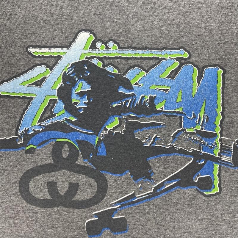 ステューシー STUSSY Tシャツ 半袖 00s メキシコ製 グラフィック ロゴ プリント Tシャツ カットソー L 灰 / グレー / gray メンズ USED 古着 中古 50167534