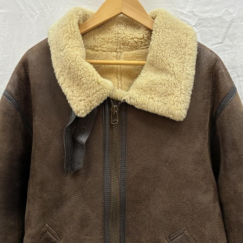 ヴィンテージ VINTAGE ジャケット、上着 フライトジャケット B-3 シープスキン ムートン レザー ボア フライトジャケット M メンズ USED 古着 中古 50167535