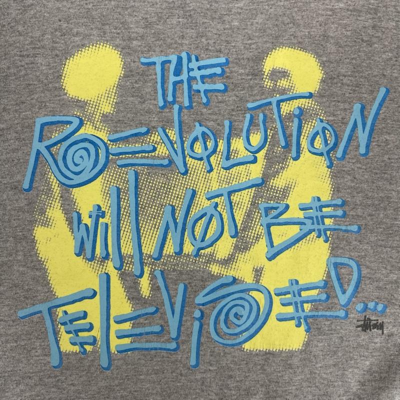 ステューシー STUSSY Tシャツ 長袖 00s メキシコ製 ヴィンテージ プリント 長袖 Tシャツ ロンT L 灰 / グレー / gray メンズ USED 古着 中古 50167536