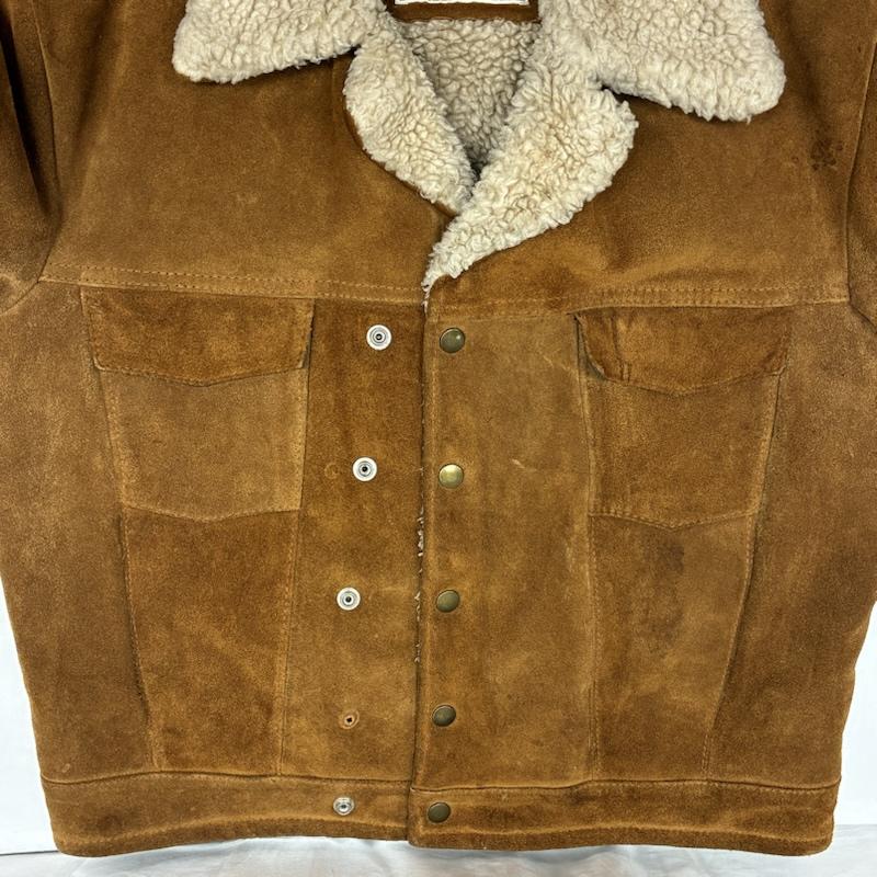 シアーズ SEARS ジャケット、上着 レザージャケット 70s The Leather Shop シェルパ ライニング スエード レザー ランチ ジャケット ヴィンテージ 42 メンズ USED 古着 中古 50167537