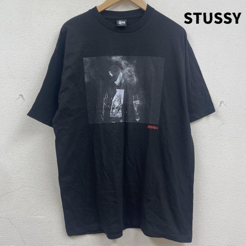 ステューシー STUSSY Tシャツ 半袖 11aw Lafayette 4ネーム 限定コラボ フォト Tシャツ カットソー L 黒 / ブラック / black メンズ USED 古着 中古 50167538