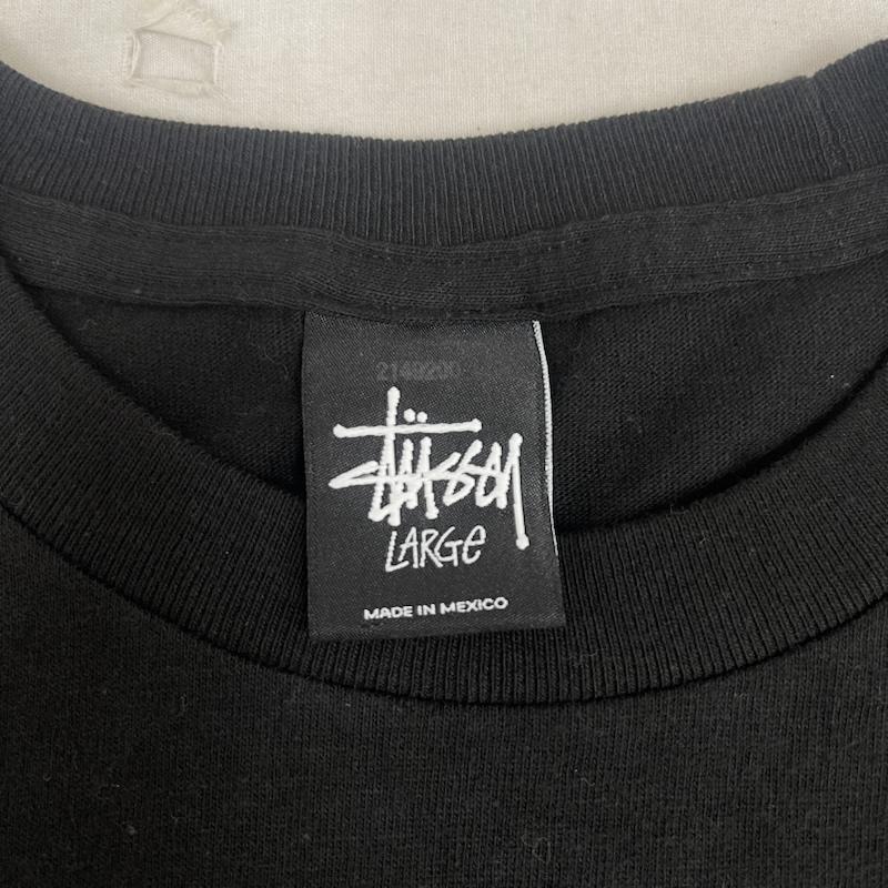 ステューシー STUSSY Tシャツ 半袖 11aw Lafayette 4ネーム 限定コラボ フォト Tシャツ カットソー L 黒 / ブラック / black メンズ USED 古着 中古 50167538