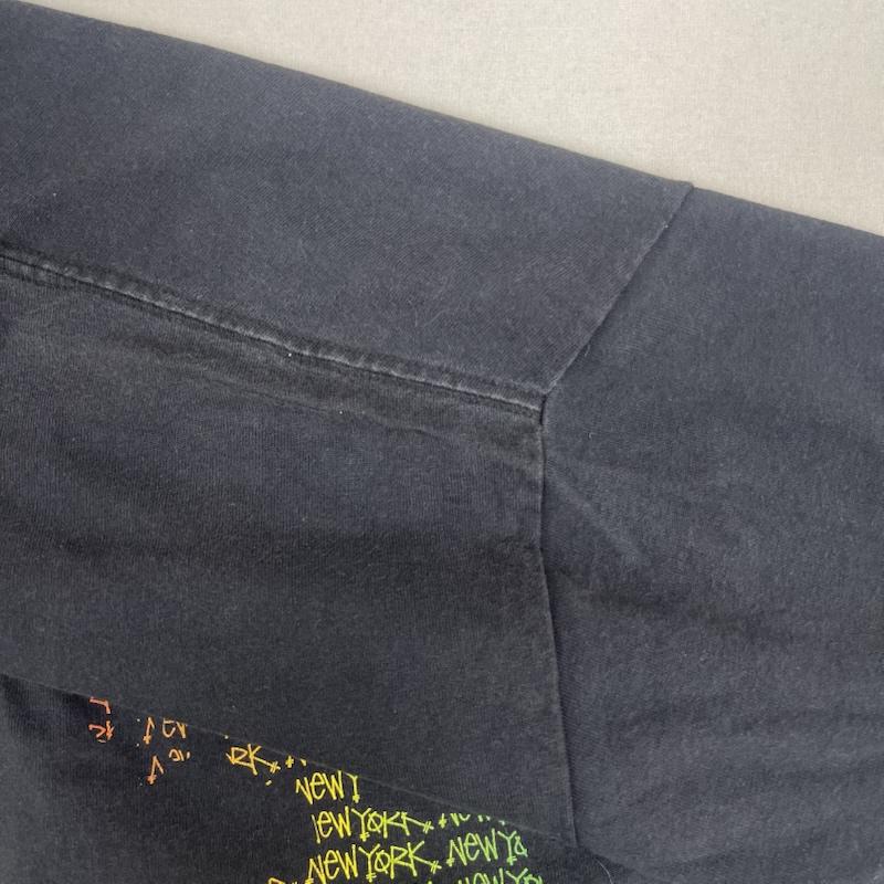 ステューシー STUSSY Tシャツ 半袖 90s 00s メキシコ製 New York King Sanchoman / Shadowman プリント Tシャツ L 黒 / ブラック / black メンズ USED 古着 中古 50167539