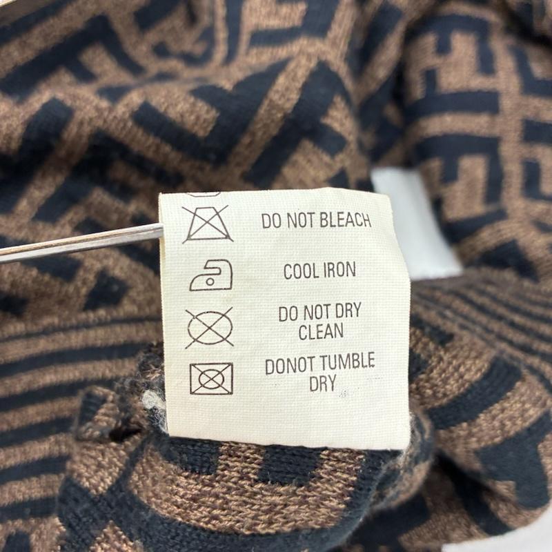 フェンディ FENDI ニット、セーター 長袖 more 90s イタリア製 FF ズッカ柄 アクリル ウール クルーネック ニット セーター ヴィンテージ アーカイブ - レディース USED 古着 中古 50167542