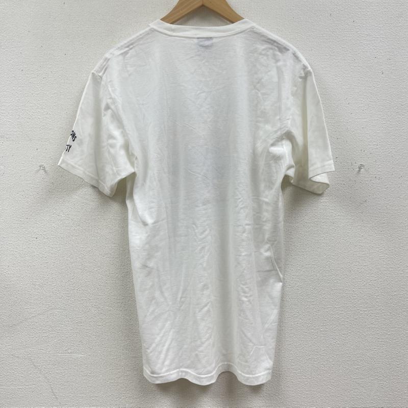 ステューシー STUSSY Tシャツ 半袖 KEVIN LYONS コラボ Burger T-Shirt プリント Tシャツ カットソー M 白 / ホワイト / white メンズ USED 古着 中古 50167545